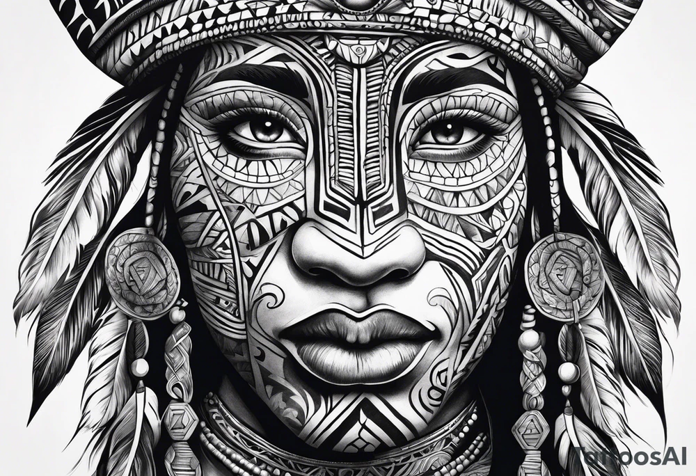 🇵🇷  🇻🇮  🇹🇹 taino tattoo idea