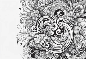Overlapping ACCGH, letters only tattoo idea