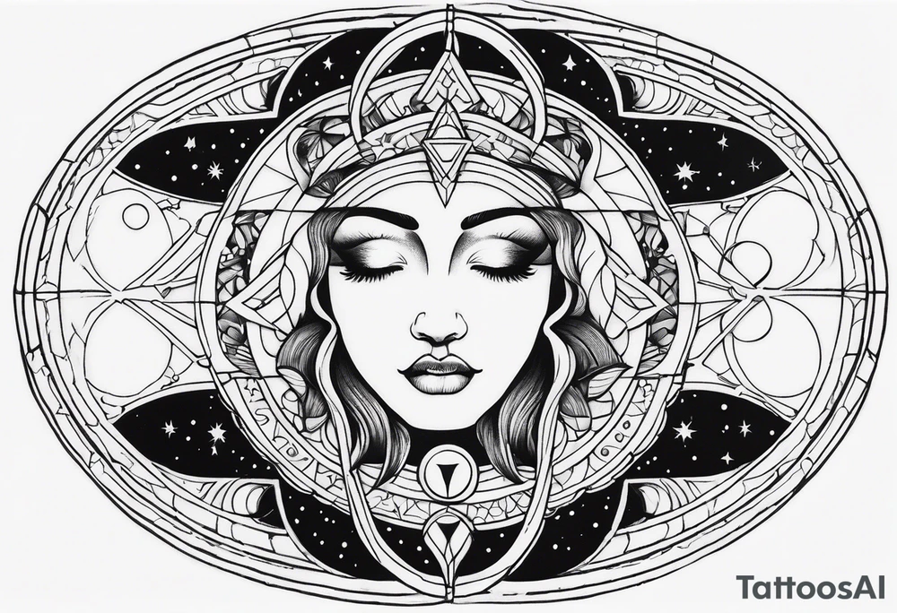 Astrology, Gemini, Natal Chart, angelic, soul mates, vision, third eye, armband tattoo idea
