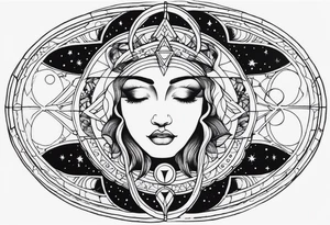 Astrology, Gemini, Natal Chart, angelic, soul mates, vision, third eye, armband tattoo idea