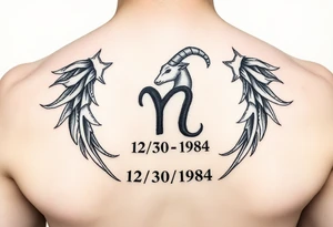 Capricorn 12/30/1984 tattoo idea
