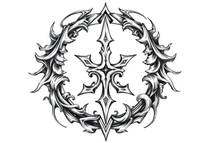 Powerful family symbol tattoo idea