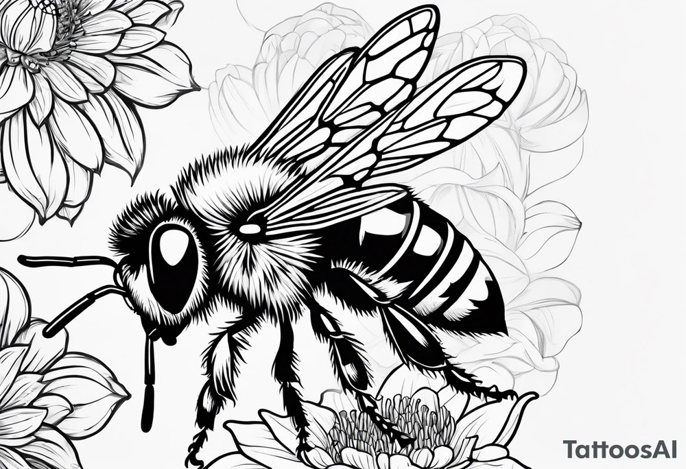 Honeybee tattoo idea