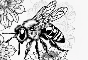 Honeybee tattoo idea