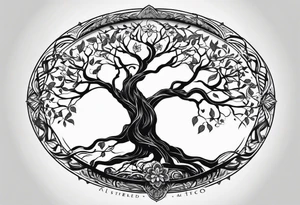 tree of life tattoo idea