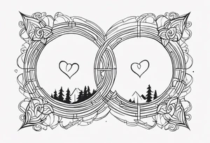 tattoo that represents the love between two people for eternity tattoo idea