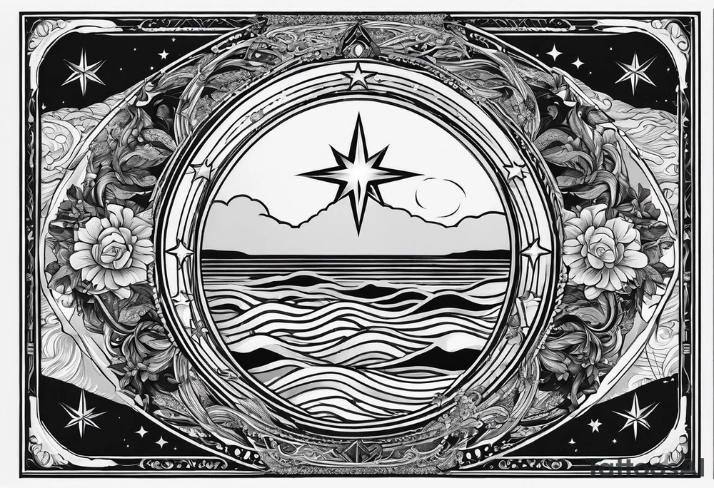 the star (tarot card) with Aquarius feeling tattoo idea the star (tarot card) with Aquarius feeling tattoo idea