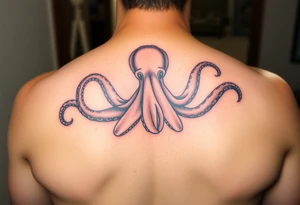 Colorful Octopus tattoo idea
