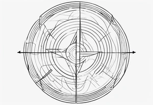 ⅓ fraction with simple design elements around or inside the numbers tattoo idea