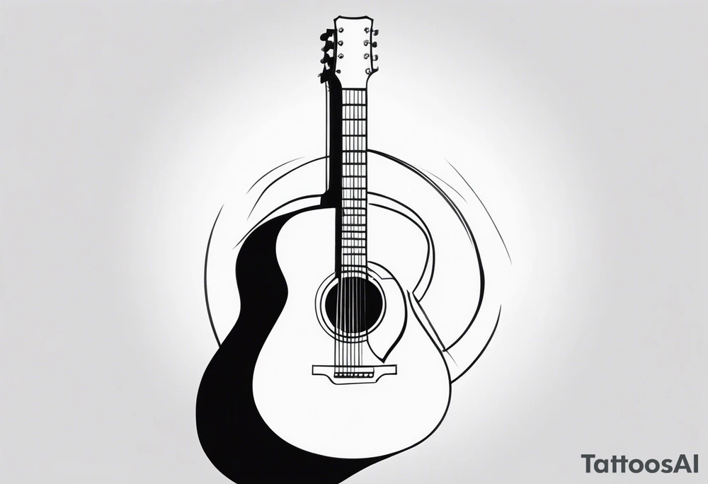 guitar tattoo idea