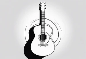 guitar tattoo idea