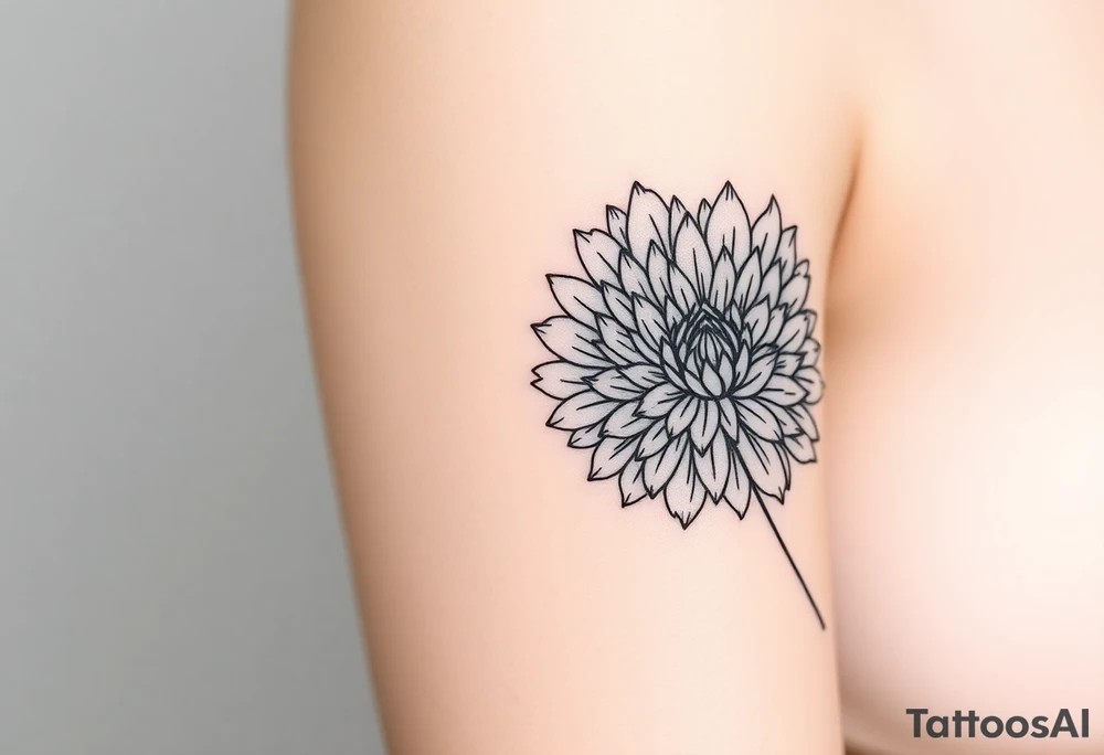 chrysanthemum tattoo idea