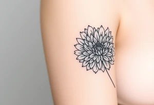 chrysanthemum tattoo idea