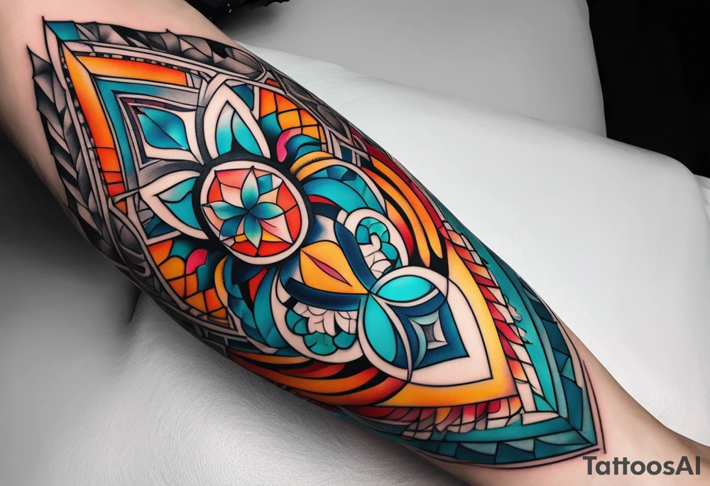 Keraly arm sleeve tattoo idea