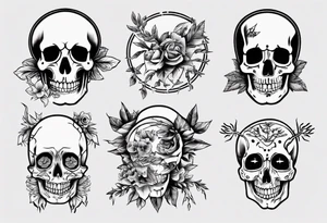 skeletons tattoo idea