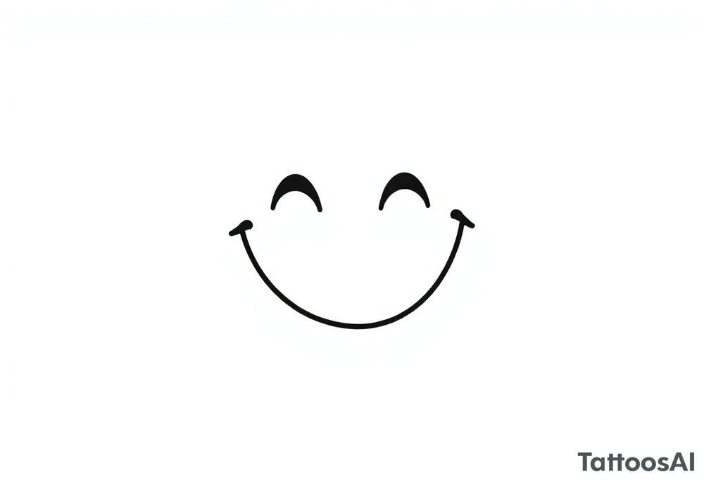 Acid house smiley tattoo idea