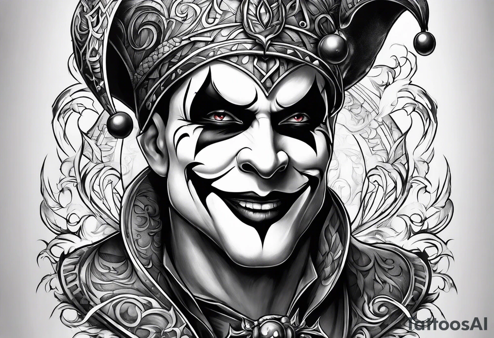 Jester tattoo idea