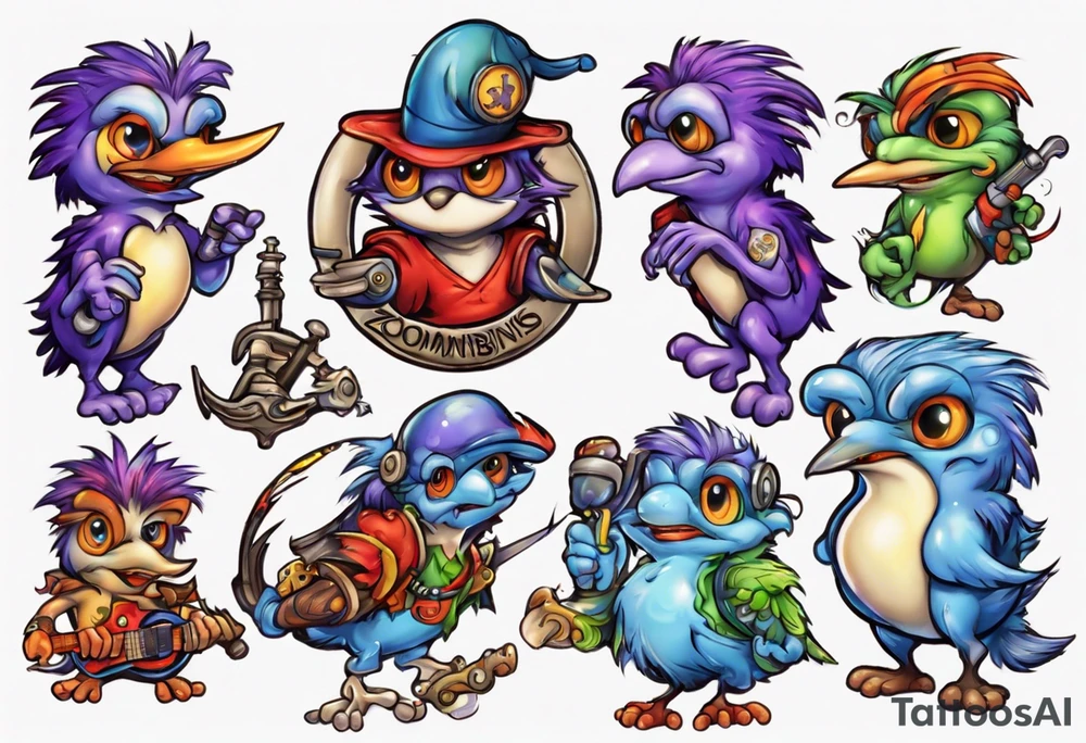 zoombinis tattoo idea