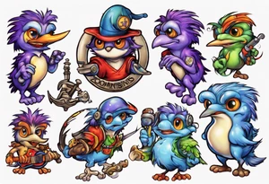 zoombinis tattoo idea