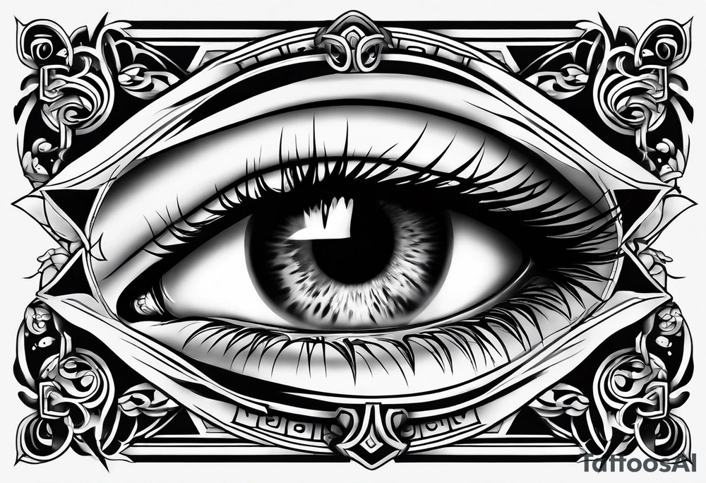 Byakugan eyes tattoo idea