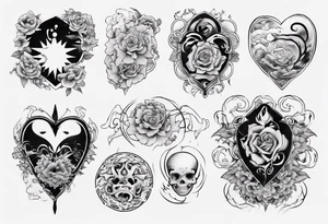 corazon tattoo idea