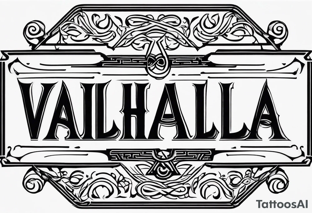 Valhalla tattoo idea