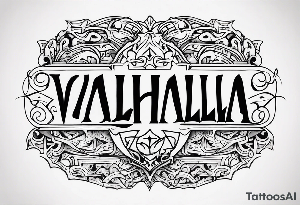 Valhalla tattoo idea