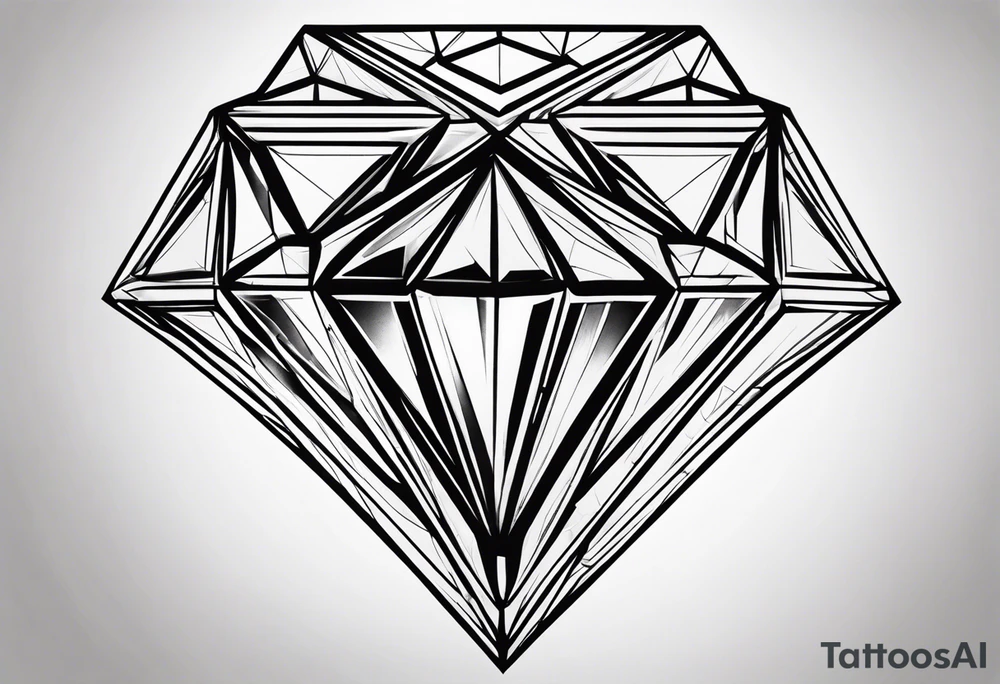 diamond tattoo idea