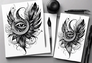 quill tattoo idea