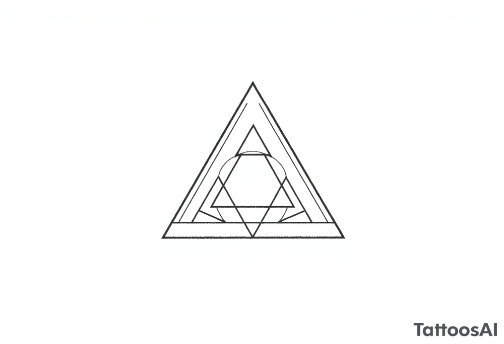 In some cases, a triangle tattoo represents the 3 aspects of the self. This design reminds you to take care of yourself physically, mentally, and spiritually or emotionally. They all need to be balanced for you to be happy and healthy tattoo idea