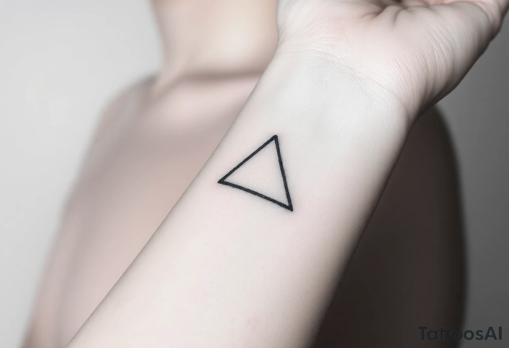 A small tattoo on my wrist to represent my lesbian identity, but in a subtle way. Fine line, minimalistic of watercolour? A pink triangle upside down tattoo idea