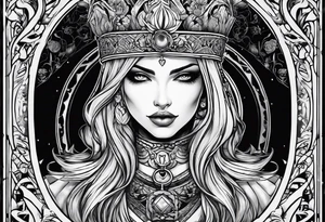 The fool tarot character as a woman tattoo idea