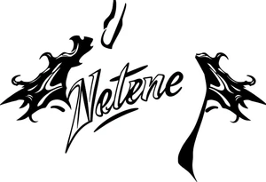 Name cover up behind the ear vertical tattoo idea