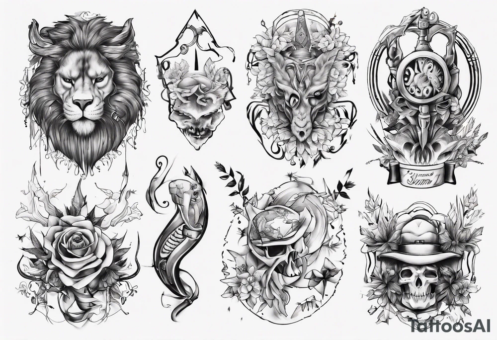 Suomen leijona tattoo idea