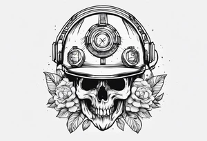 Arma na cabeça, quando atira, a cabeça ecplode em borboletas tattoo idea