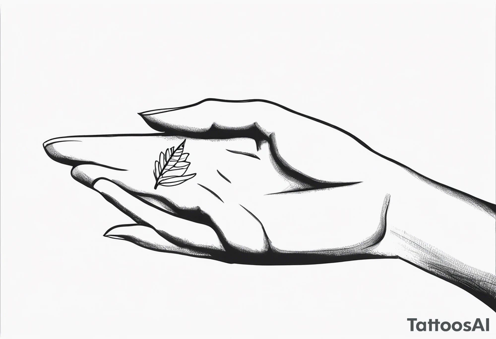 small as finger, love meaning tattoo idea