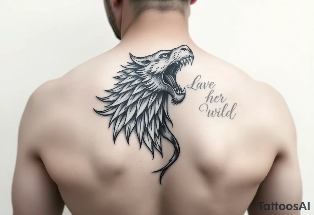 Leave her wild tattoo idea