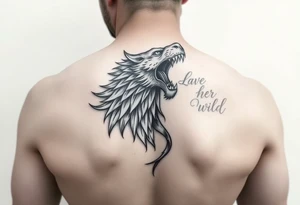 Leave her wild tattoo idea