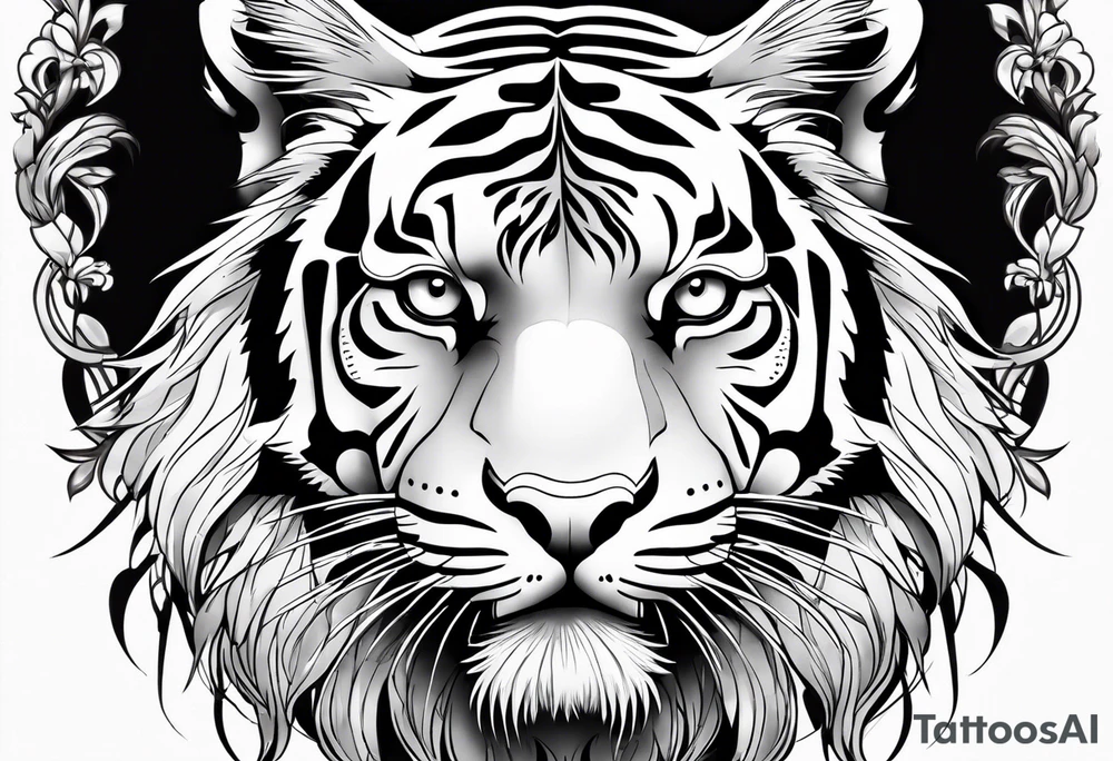 Tiger tattoo idea