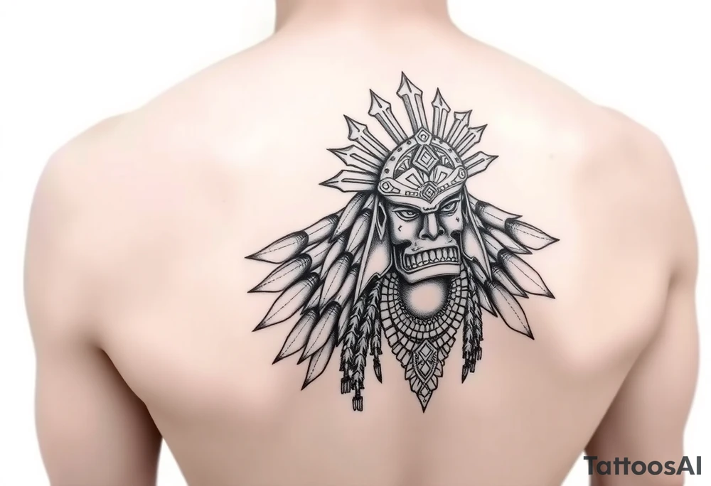 Aztec warriors tattoo idea