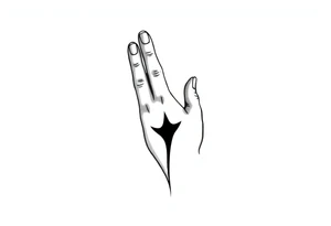 finger tattoo on the finger tattoo idea