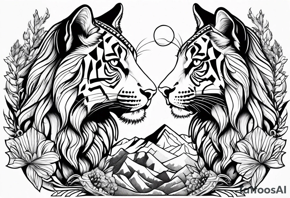 Thomas, capricorn, 32 years old, twin brother, love lions, bengal cats and ocelots, love sports and mountains tattoo idea