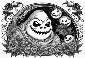 Oogie boogie with bugs tattoo idea