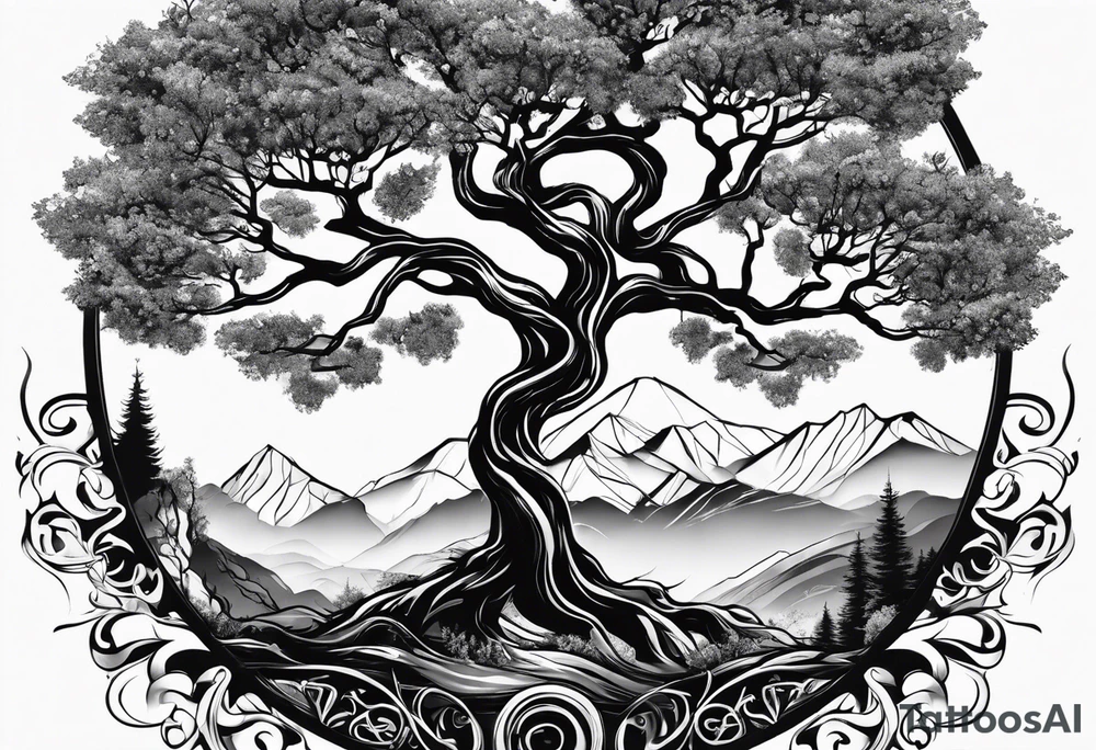 árbol de vida tattoo idea
