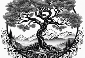 árbol de vida tattoo idea