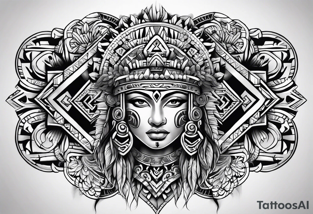 Aztec tattoo idea