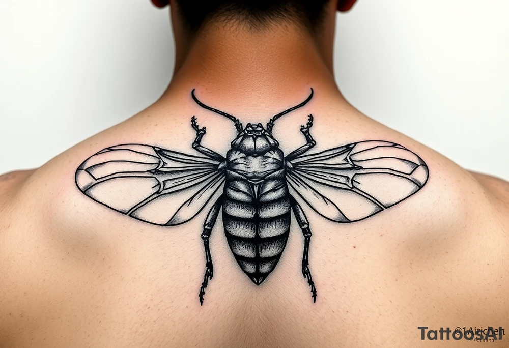 Cicada tattoo idea