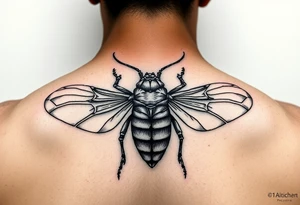 Cicada tattoo idea