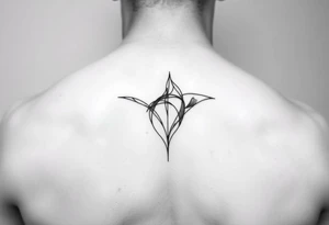 Simple abstract feminine tattoo tattoo idea