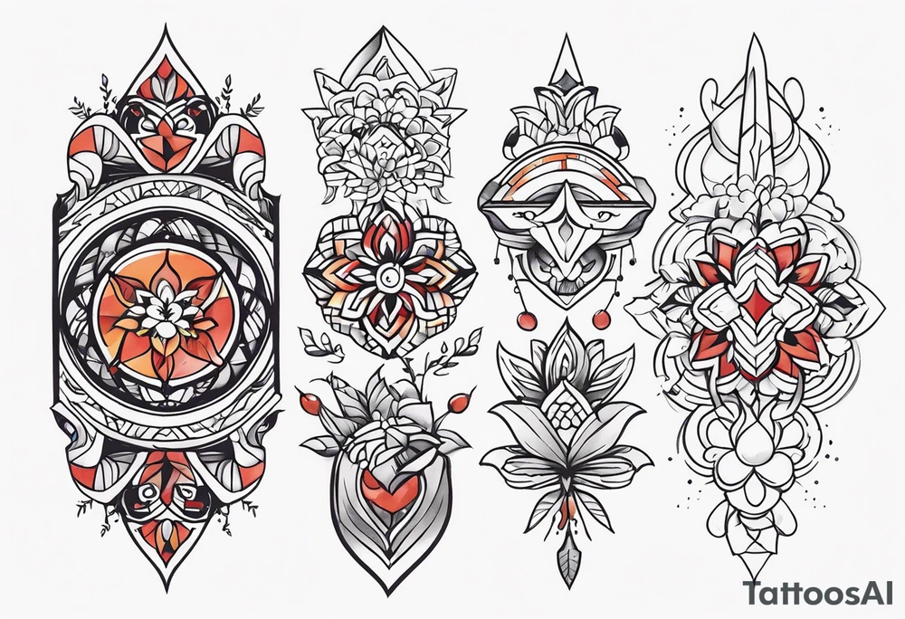 sleeve filler tattoo idea